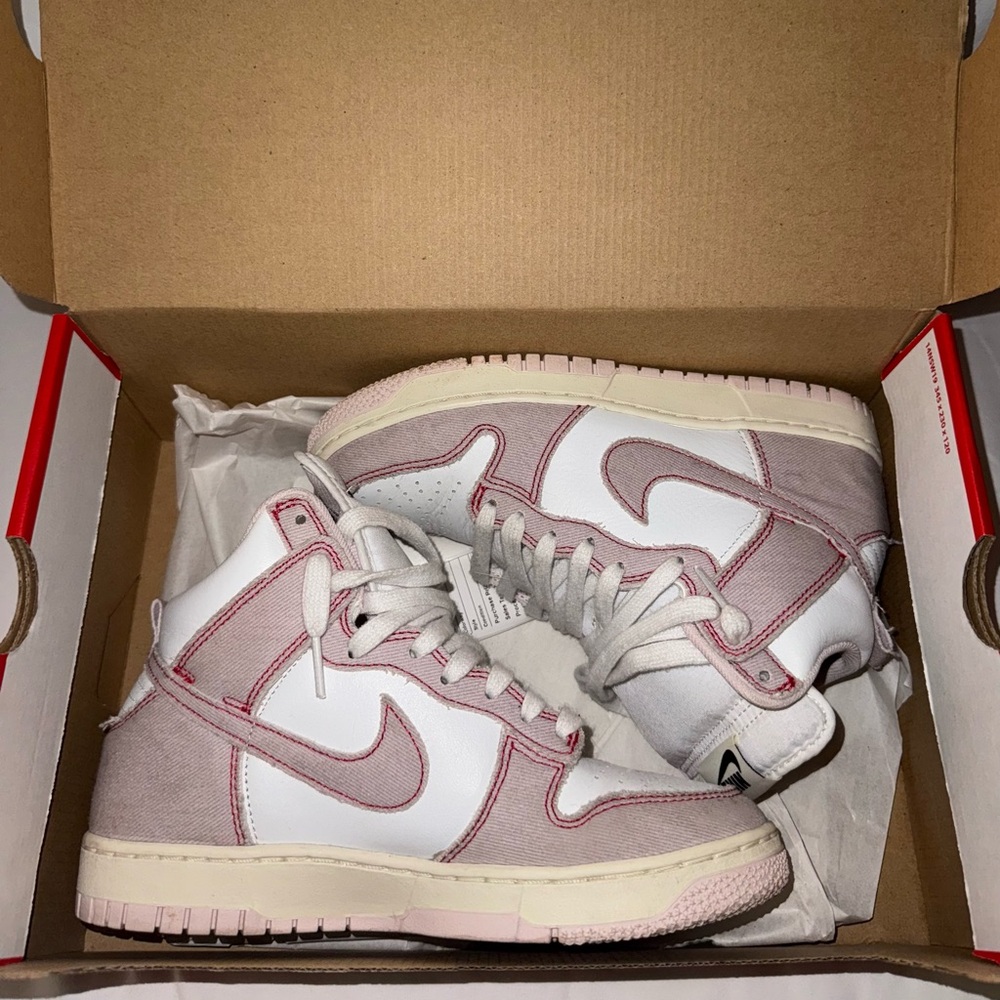 Nike Dunk High 1985 Barely Rose Denim (Women’s)